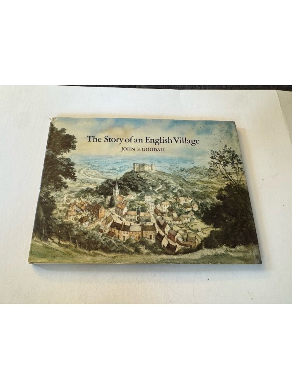 Story of English Village John Goodall 1978 Wordless Picture Book HCDJ EB11